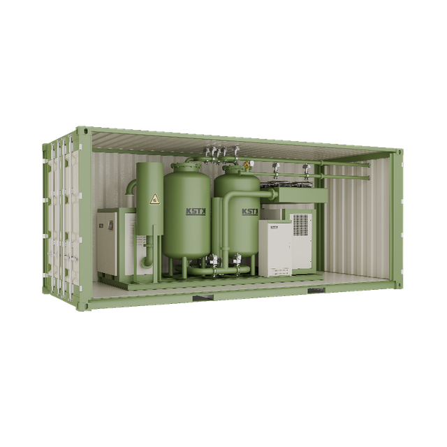 Estaci&oacute;n de ox&iacute;geno VPSA en contenedores para generaci&oacute;n de ox&iacute;geno in situ: planta de ox&iacute;geno energ&eacute;ticamente eficiente de KSTK
